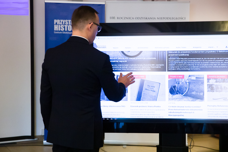 Prezentacja portalu Przystanekhistoria.pl – Warszawa, 11 grudnia 2019. Fot.Sławek Kasper (IPN)
