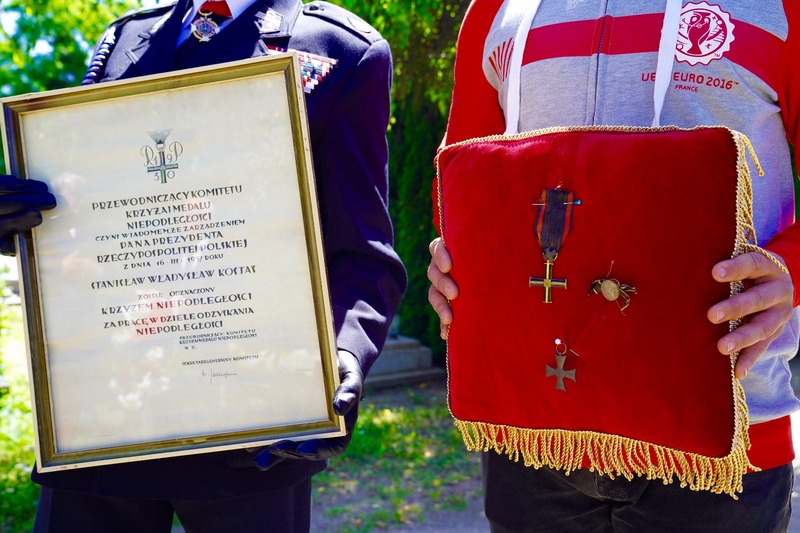 Prezentacja nagrobka weterana Legionów Polskich, Stanisława Kostasia – Resko, 20 czerwca 2024