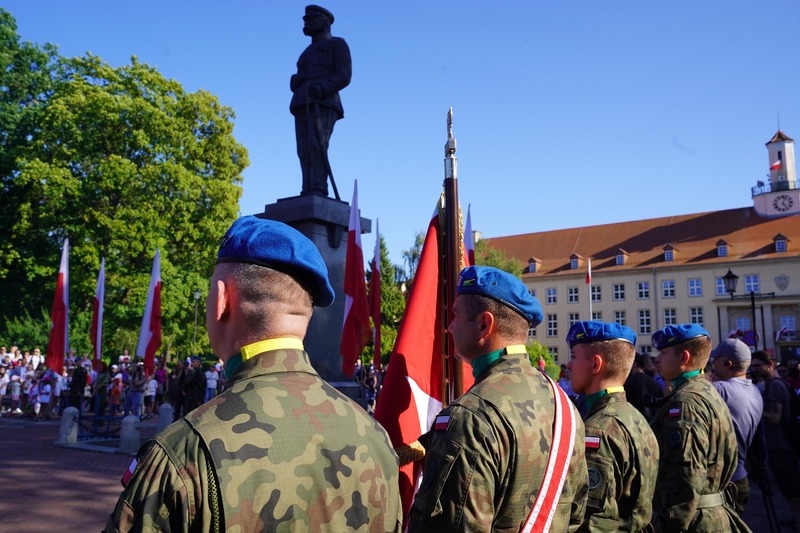 Uroczyste obchody 80. rocznicy wybuchu Powstania Warszawskiego - Koszalin, 1 sierpnia 2024