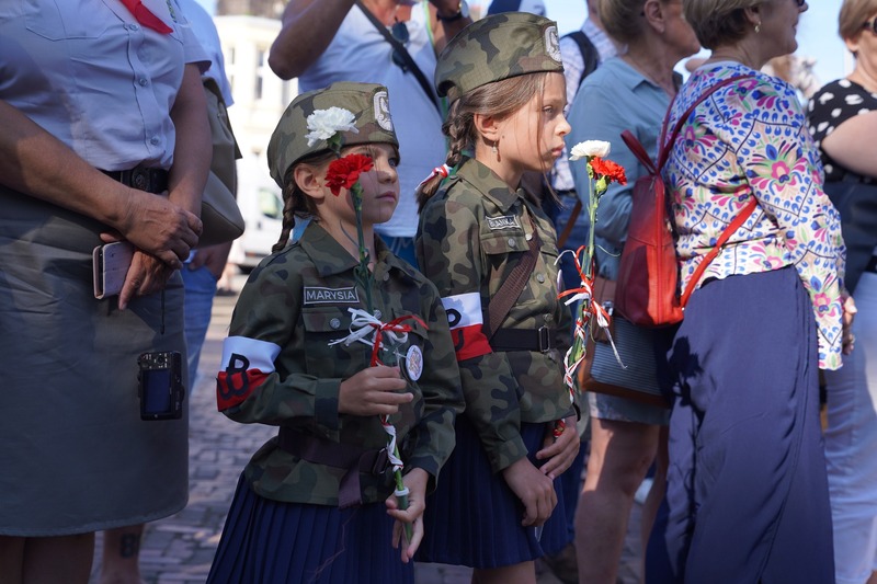 Uroczyste obchody 80. rocznicy wybuchu Powstania Warszawskiego - Koszalin, 1 sierpnia 2024