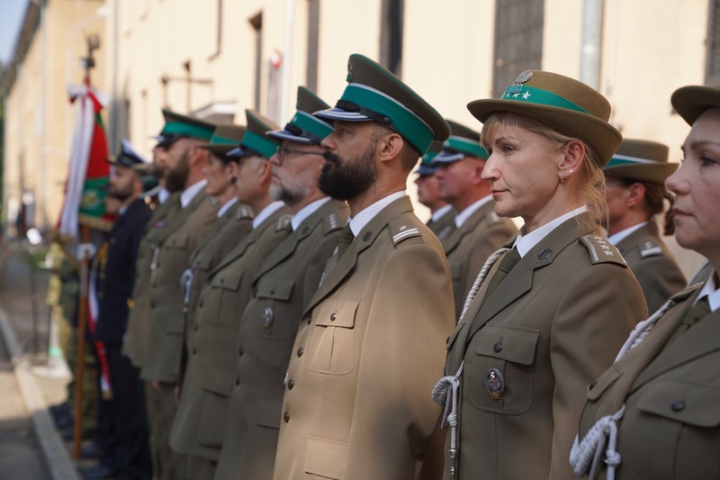 Uroczystość odsłonięcia tablicy upamiętniającej 100. rocznicę utworzenia Korpusu Ochrony Pogranicza – Szczecin, 17 września 2014.