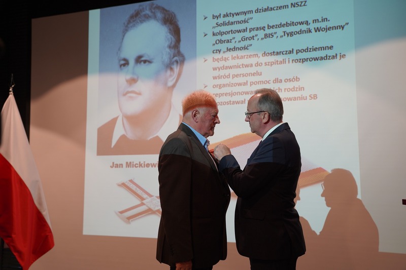 Uroczystość wręczenia odznaczeń państwowych działaczom opozycji antykomunistycznej z lat 1956-1989 – Szczecin, 16 października 2024 r.