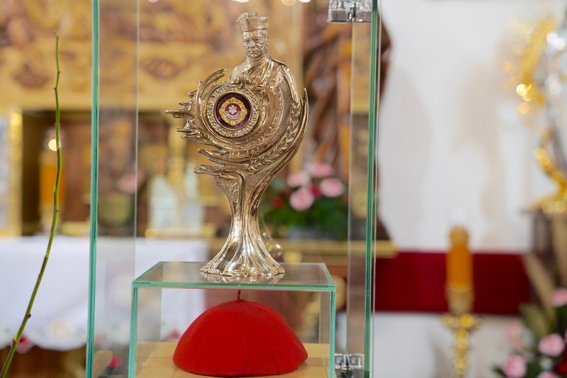 Uroczystość poświęcenia witraża ks. abpa Antoniego Baraniaka – Kobylanka, 21 października 2024 r.