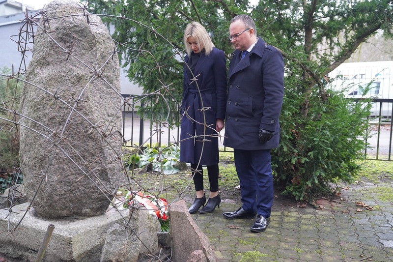 Obchody Międzynarodowego Dnia Pamięci o Ofiarach Holokaustu oraz 80. rocznicy wyzwolenia obozu Auschwitz-Birkenau – Szczecin, Wolin, 27 stycznia 2025