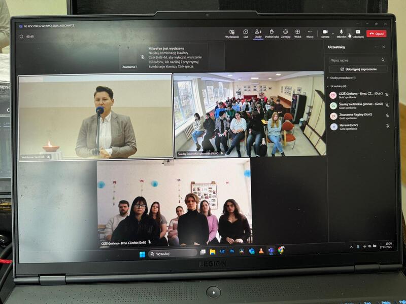 Obchody Międzynarodowego Dnia Pamięci o Ofiarach Holokaustu oraz 80. rocznicy wyzwolenia obozu Auschwitz-Birkenau – Szczecin, Wolin, 27 stycznia 2025