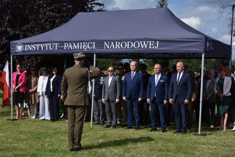 Uroczystość nadania nazwy placu imienia powstańca warszawskiego Józefa Ankiewicza ps. „Rdzeń”