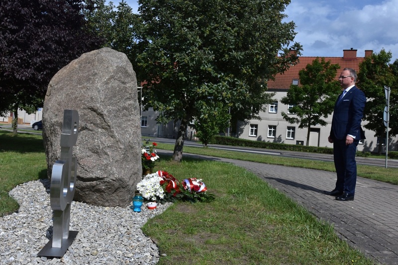 Uroczystość nadania nazwy placu imienia powstańca warszawskiego Józefa Ankiewicza ps. „Rdzeń”