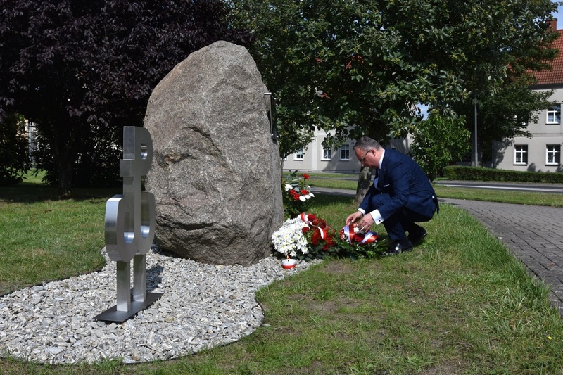 Uroczystość nadania nazwy placu imienia powstańca warszawskiego Józefa Ankiewicza ps. „Rdzeń”