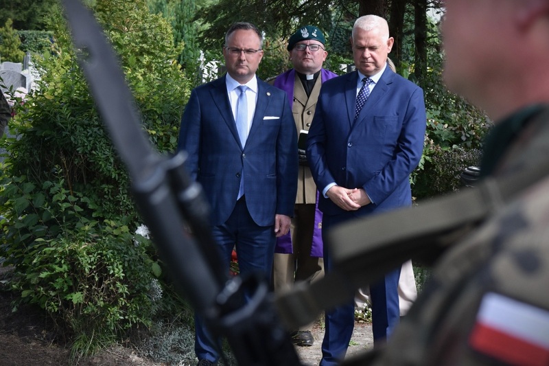 Uroczystość nadania nazwy placu imienia powstańca warszawskiego Józefa Ankiewicza ps. „Rdzeń”