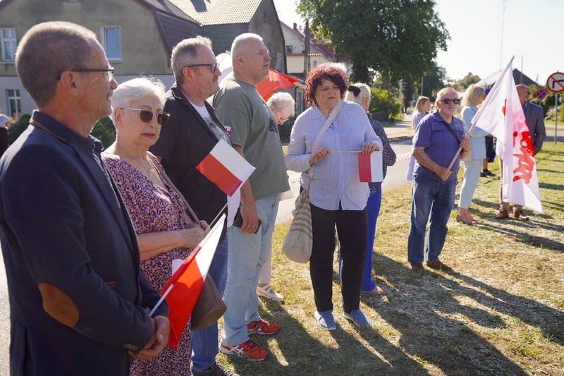 Demontaż sowieckiego obiektu propagandowego – Płoty, 18 sierpnia 2025