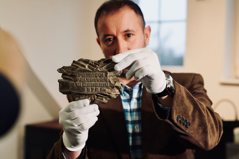 Konferencja prasowa dyrektora Instytutu Pamięci Narodowej Oddział w Szczecinie, w związku z 55. rocznica Grudznia 1970 r.