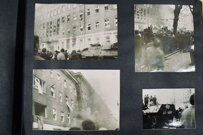 Konferencja prasowa dyrektora Instytutu Pamięci Narodowej Oddział w Szczecinie, w związku z 55. rocznica Grudznia 1970 r.