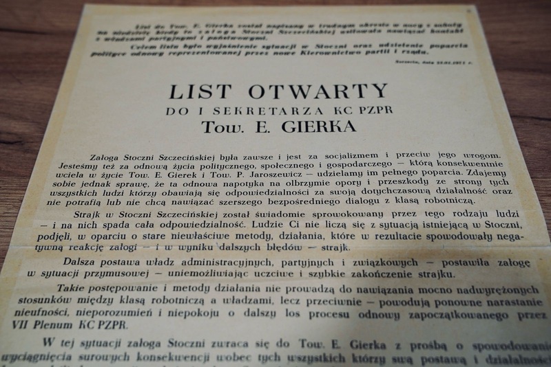 Konferencja prasowa dyrektora Instytutu Pamięci Narodowej Oddział w Szczecinie, w związku z 55. rocznica Grudznia 1970 r.