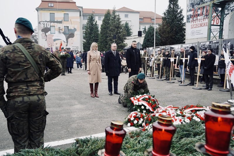 Uroczystości z okazji 55. rocznicy Grudnia 1970 r. w Szczecinie