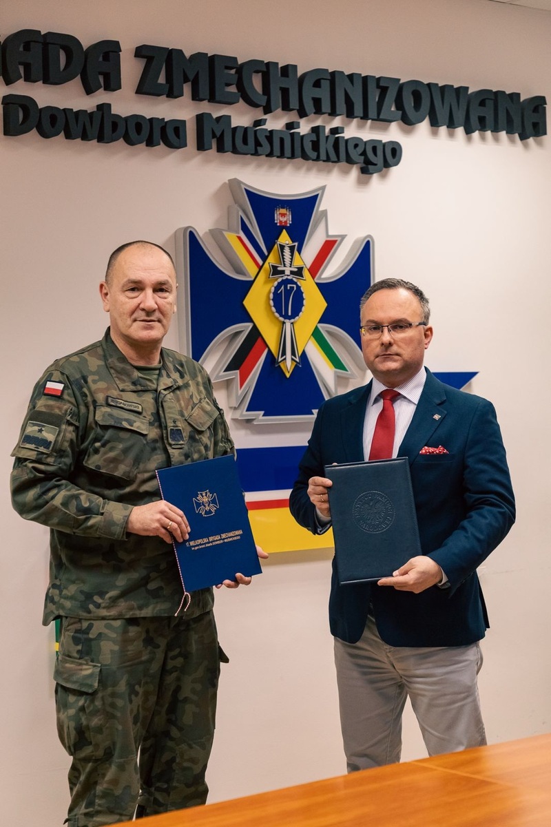 Porozumienie o współpracy Instytutu Pamięci Narodowej oddział w Szczecinie i 17. Wielkopolskiej Brygady Zmechanizowanej – Międzyrzecz, 3 marca 2024