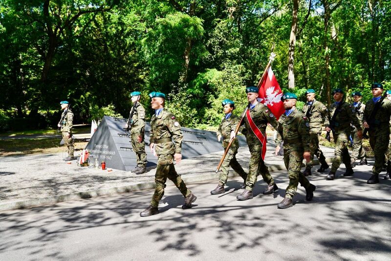 Uroczystość z okazji Narodowego Dnia Pamięci o Polakach – Ofiarach Ludobójstwa dokonanego przez OUN i UPA na ziemiach wschodnich II Rzeczypospolitej Polskiej – Szczecin, 10 lipca 2026. Fot. Marcin Górka (IPN)