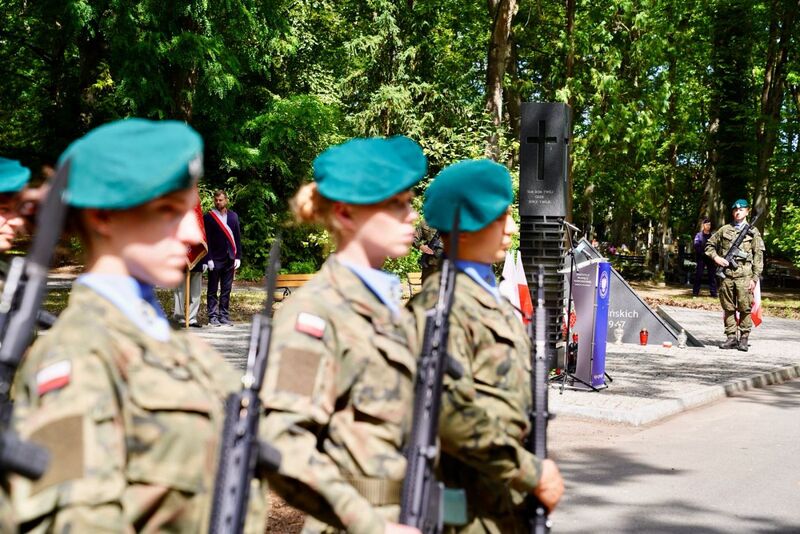 Uroczystość z okazji Narodowego Dnia Pamięci o Polakach – Ofiarach Ludobójstwa dokonanego przez OUN i UPA na ziemiach wschodnich II Rzeczypospolitej Polskiej – Szczecin, 10 lipca 2026. Fot. Marcin Górka (IPN)