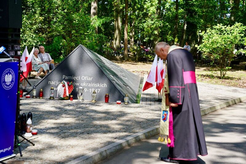 Uroczystość z okazji Narodowego Dnia Pamięci o Polakach – Ofiarach Ludobójstwa dokonanego przez OUN i UPA na ziemiach wschodnich II Rzeczypospolitej Polskiej – Szczecin, 10 lipca 2026. Fot. Marcin Górka (IPN)