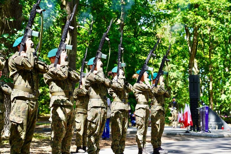 Uroczystość z okazji Narodowego Dnia Pamięci o Polakach – Ofiarach Ludobójstwa dokonanego przez OUN i UPA na ziemiach wschodnich II Rzeczypospolitej Polskiej – Szczecin, 10 lipca 2026. Fot. Marcin Górka (IPN)