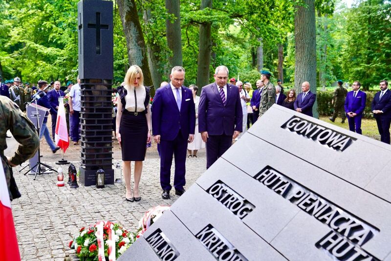 Uroczystość z okazji Narodowego Dnia Pamięci o Polakach – Ofiarach Ludobójstwa dokonanego przez OUN i UPA na ziemiach wschodnich II Rzeczypospolitej Polskiej – Szczecin, 10 lipca 2026. Fot. Marcin Górka (IPN)