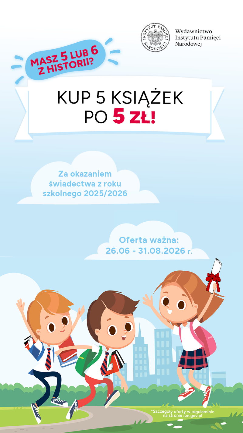 Księgarnia IPN rusza z promocją "5 po 5"