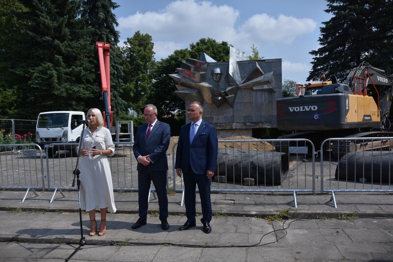Usunęliśmy sowiecki obiekt propagandowy w Pyrzycach
