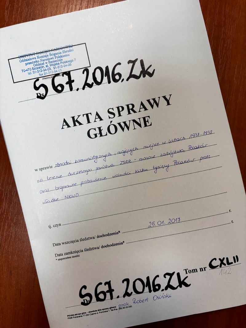 89. rocznica rozpoczęcia „Operacji polskiej” NKWD
Nazwa