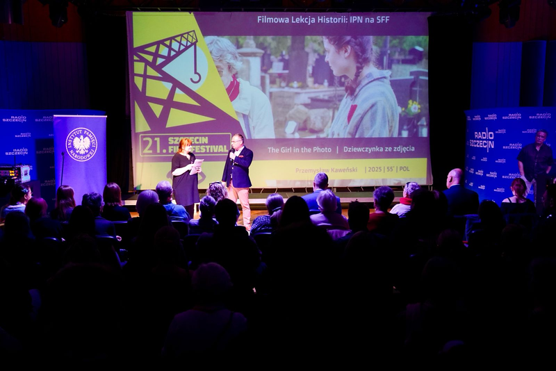 Pokaz filmu "Dziewczynka ze zdjęcia" na Szczecin Film Festival. Fot. Marcin Górka