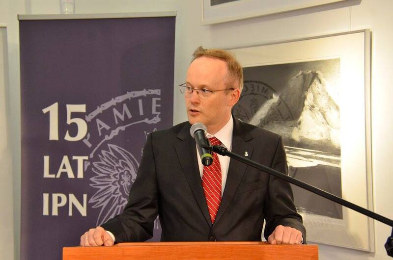 Prezes IPN dr Łukasz Kamiński na obchodach 15-lecia Instytutu w Szczecinie