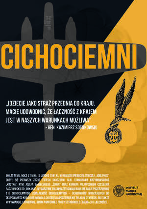 Plakat „Cichociemni – idziecie jako straż przednia do Kraju…” IPN w Gdańsku