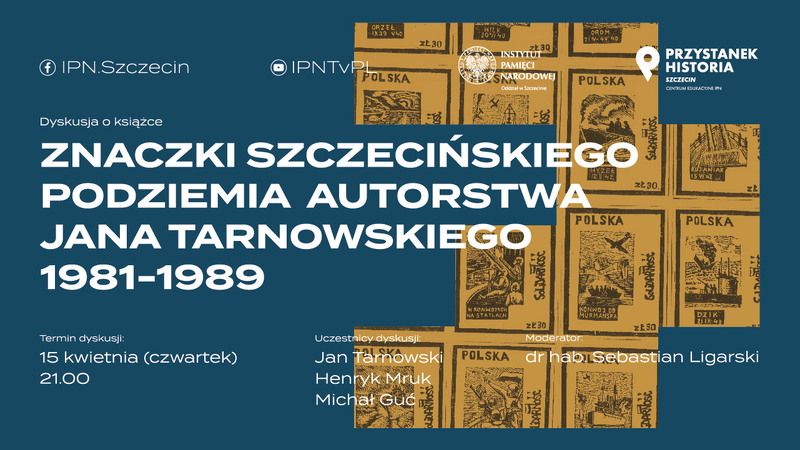 Znaczki szczecińskiego podziemia autorstwa Jana Tarnowskiego 1981–1989 2