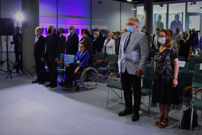 Uroczystość wręczenia Krzyży Wolności i Solidarności działaczom opozycji antykomunistycznej, Szczecin, 2021 (fot. Marcin Manowski/IPN Oddział w Szczecinie)