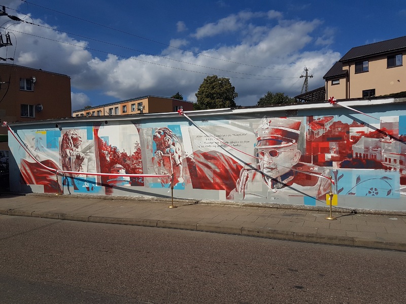 Uroczyste odsłonięcie Muralu Patriotycznego w Węgorzynie