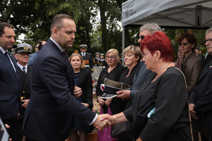 Uroczystości pogrzebowe Antoniego Wąsowicza ps. „Roch” – Golczewo, 16 września 2021 (fot. Mikołaj Bujak/IPN)