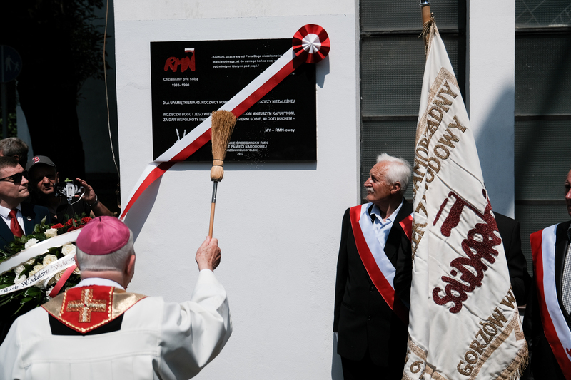40. rocznica powstania Ruchu Młodzieży Niezależnej w Gorzowie Wielkopolskim fot. Paweł Kamrad www.EchoGorzowa.pl