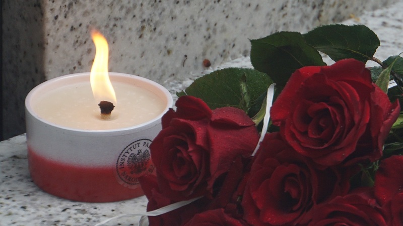 Prezentacja nowego nagrobka Ryszarda Dunajewskiego, weterana walk o wolność i niepodległość Polski - Koszalin, 4 sierpnia 2023 r.