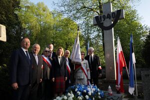 Uroczystości upamiętniające ofiary zbrodni katyńskiej z udziałem premier Estonii oraz prezesa IPN – Warszawa, 11 kwietnia 2024