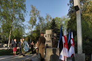 Uroczystości upamiętniające ofiary zbrodni katyńskiej z udziałem premier Estonii oraz prezesa IPN – Warszawa, 11 kwietnia 2024